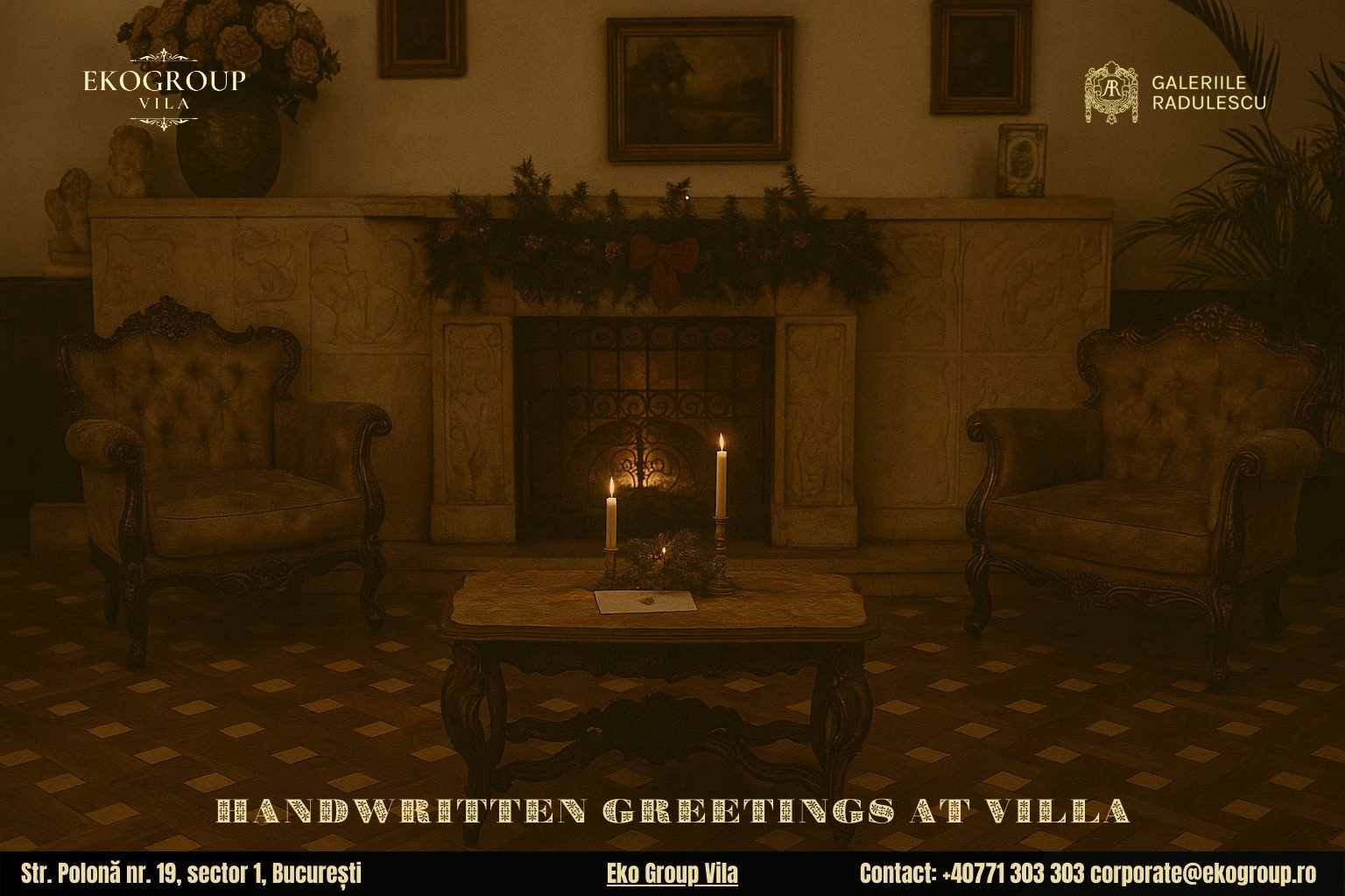 Scrisoare de Crăciun în Epoca Interbelică: O Privire Nostalgică Asupra Crăciunului Anilor ’30 la Eko Group Vila